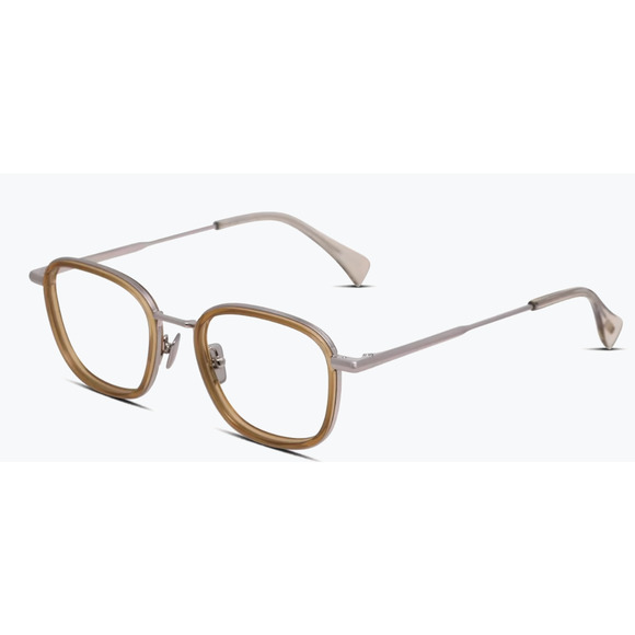 RAEN BOWMAN SATIN JAPNIS GOLD BROWN EYEGLASSES SUNGLASSES FRAMES 49-19-145